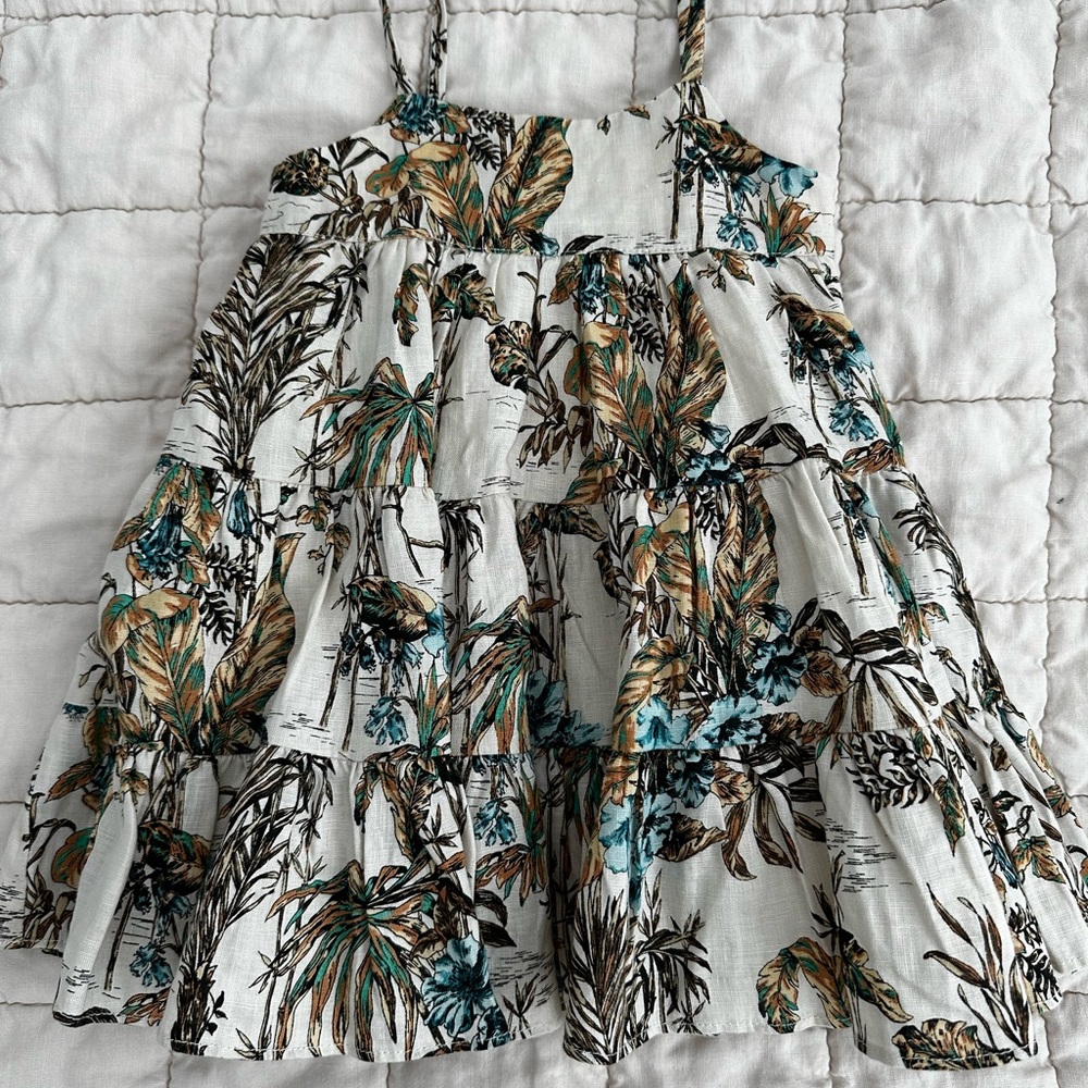 Banana republic Baby Linen Tiered Dress